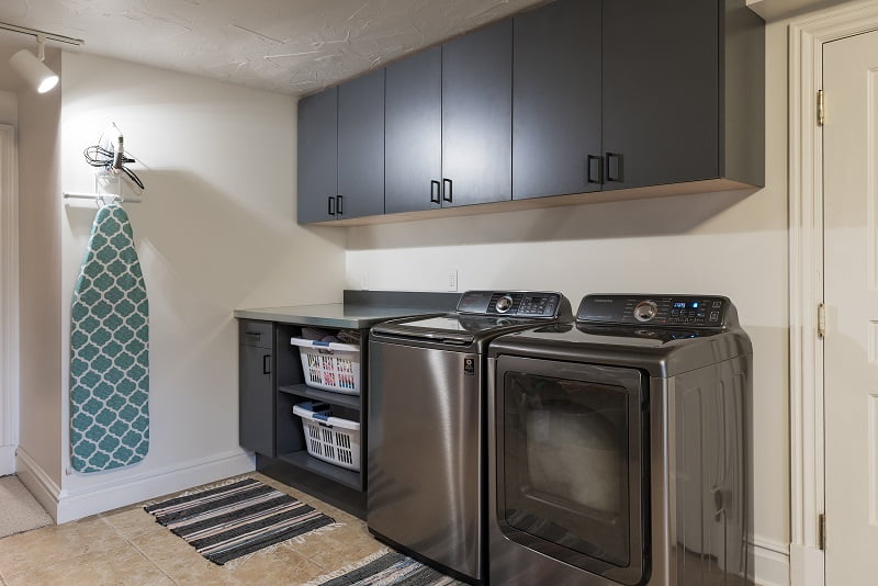After, Interior, Laundry Room, Mudroom ideas, Smart Storage, Functionality | Renovation Design Group