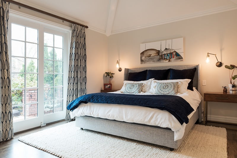 After, Interior, Bedrooms, Master Bedroom Ideas, High Ceilings, Tudor Home | Renovation Design Group