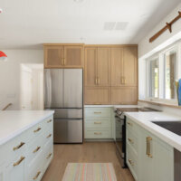 Thumbnail of http://Thoughtfully%20renovated%20kitchen.%20The%20cabinets%20are%20in%20an%20l-shape%20with%20a%20large%20island%20in%20the%20center.