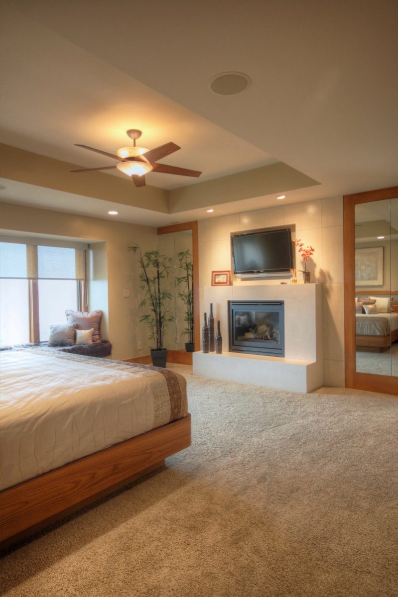 Master Bedroom, MAster Suite, Bedroom Firplace designs, Contemporary, Modern | Renovation Design Group