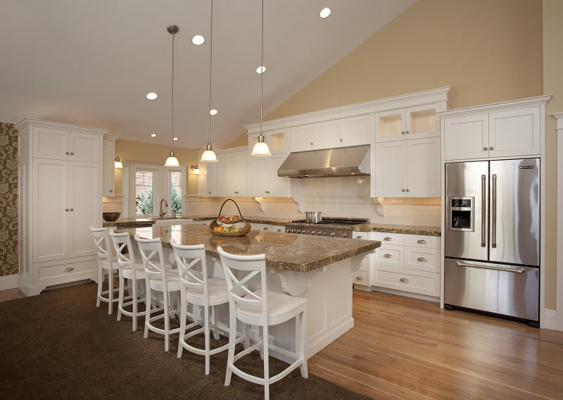 Modern traditional Kitchen renovation in Cape Code Style home | Renovation Design Group