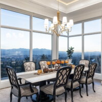 Thumbnail of http://Large%20dining%20room%20table%20with%20windows%20overlooking%20the%20valley.